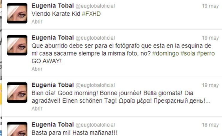 El "mensaje" de Tobal para el fotógrafo (Foto: Captura). 