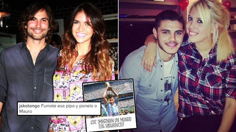 El mensaje del novio de Zaira para Icardi, tras la derrota de la Selección. (Foto: Web)