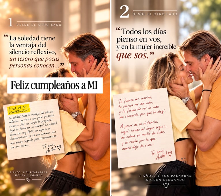El mensaje que Aníbal Lotocki le envió a Majo Favarón desde la cárcel (Foto: Instagram @majofavaron)