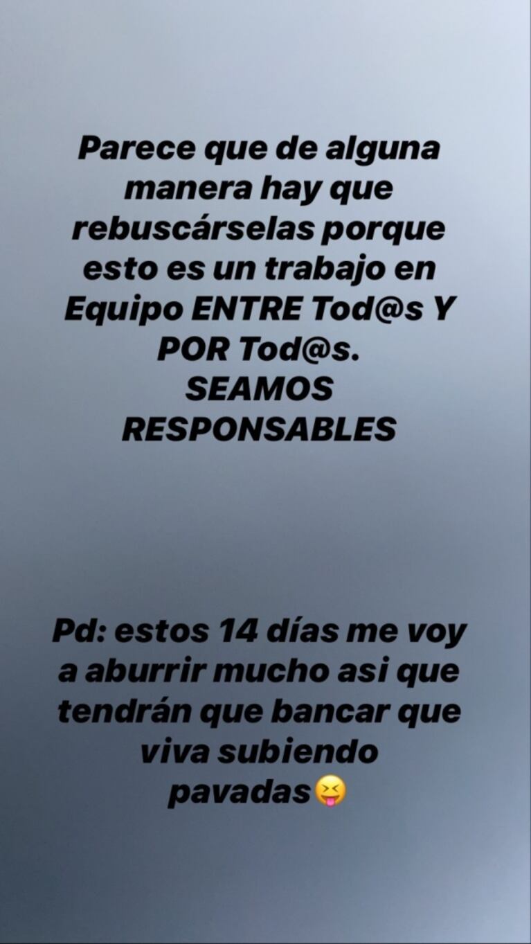 El meticuloso operativo de Laurita Fernández tras volver de Nueva York por la cuarentena del coronavirus