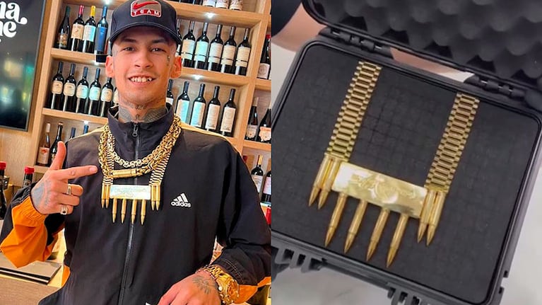 El millonario collar de L-Gante. 