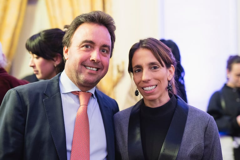 El ministro de Uruguay José Reyes y su esposa Georgina Pepamorelli.