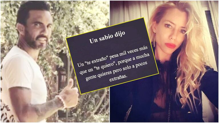 El misterioso posteo que Fabián Cubero publicó en su Instagram... ¿dedicado a Nicole Neumann? (Fotos: Instagram)