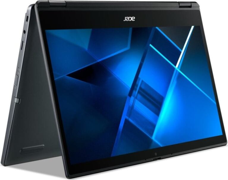 El modelo Intel Evo Edition Acer TravelMate P6 14 cuenta con procesadores Intel Core Ultra y una pantalla OLED de alta resolución.
