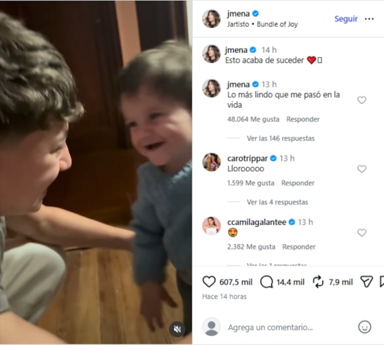 El momento en que Arturo dice "Momo"