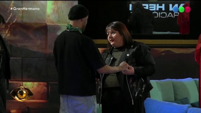 El momento en que Mathias Centurión 'Chocolatito', le pidió matrimonio a Yipio en Gran Hermano (Foto: captura de Telefé).