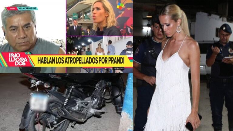 El motociclista contradijo la declaración de Prandi. Fotos: Mario Sar y captura América
