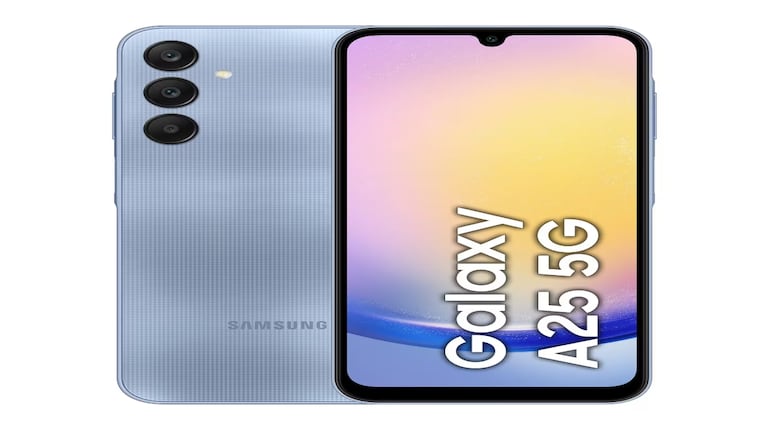 El móvil Samsung Galaxy A25 llega con pantalla Super AMOLED de 6,5 pulgadas y carga rápida de 25W