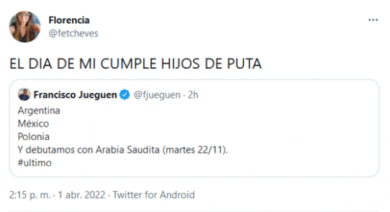 El Mundial Qatar 2022 causó furor en las redes: las reacciones de los famosos en Twitter por el sorteo