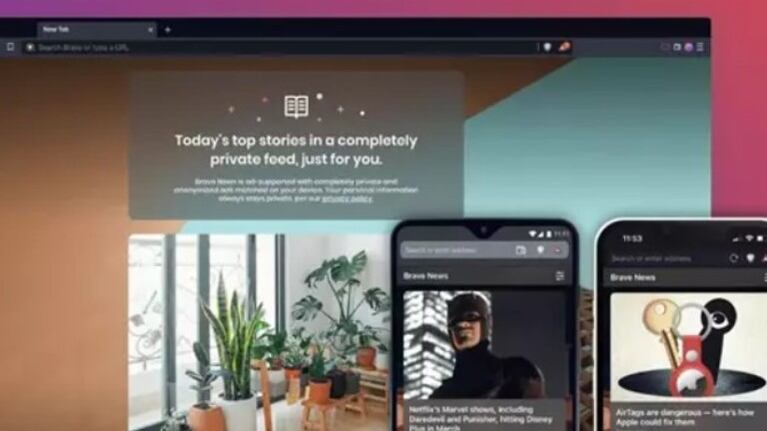 El navegador Brave introduce un feed de noticias alternativo a Google Discover