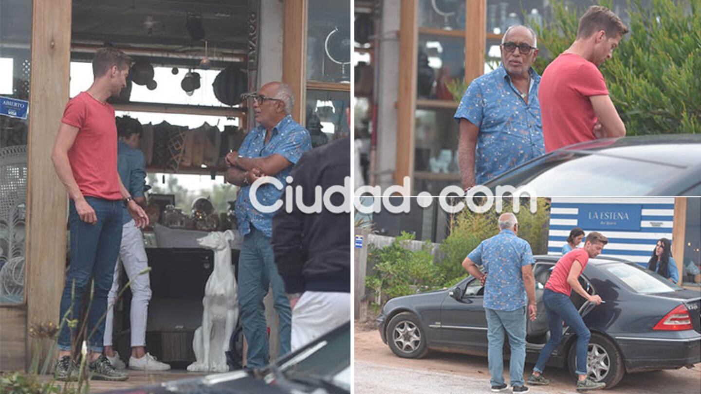 El Negro González Oro, de vacaciones con su novio en Punta del Este (Fotos: GM Press)