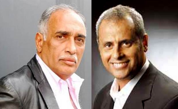 El Negro Oscar González Oro y Jorge Rial. (Fotos: Web)