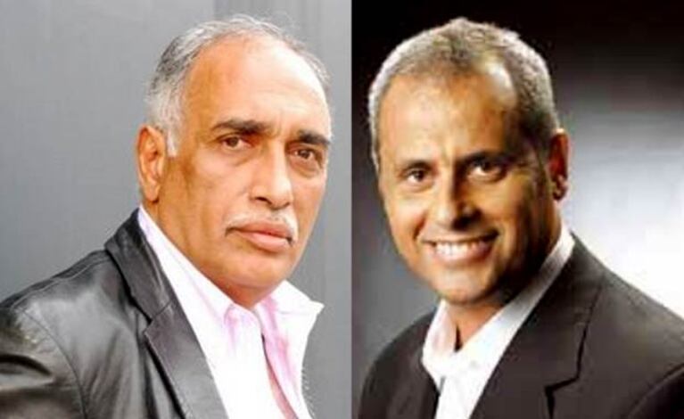 El Negro Oscar González Oro y Jorge Rial. (Fotos: Web)