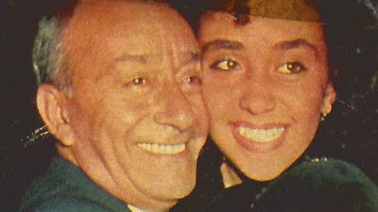 "El Negro" y su hija (Foto: Gentileza Sabrina Olmedo).