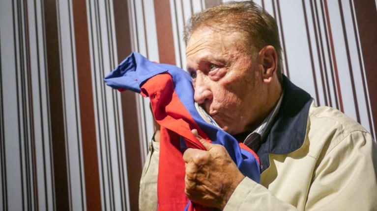 El Nene Sanfilippo se transformó en un explosivo panelista. Nació el 4 de mayo de 1935. Foto: Twitter oficial de San Lorenzo.