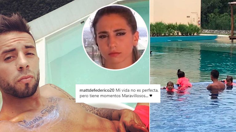 El nostálgico mensaje de Matías Defederico: Mi vida no es perfecta, pero tiene momentos maravillosos