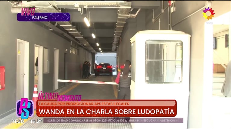 El nuevo auto de lujo de Wanda Nara (Foto: captura de eltrece).