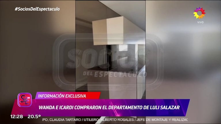 El nuevo departamento de Mauro Icardi en el Chateau (Foto: captura de Socios del Espectáculo).