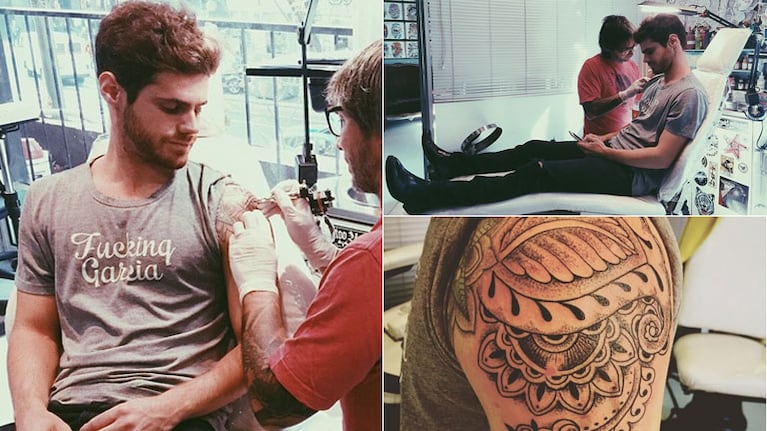 El nuevo tatuaje de Gastón Soffritti Foto: Instagram
