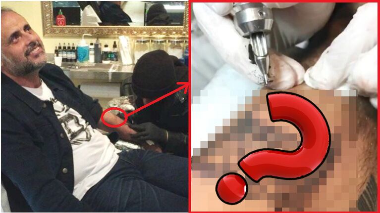 El nuevo tatuaje que Jorge Rial se hizo en el brazo (Fotos: Web y Captura de Instagram)