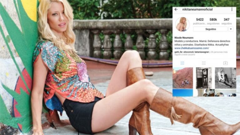 El nuevo usuario de Nicole Neumann en Instagram tras confirmar la separación de Fabián Cubero 