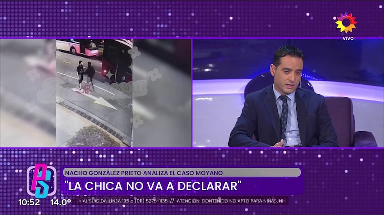 El nuevo video del caso de Facundo Moyano y Candela Arizaga (Foto: captura de eltrece y A la Barbarossa).