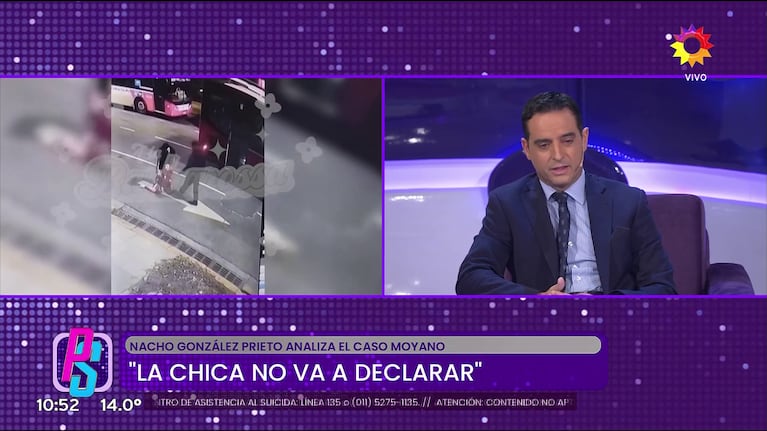 El nuevo video del caso de Facundo Moyano y Candela Arizaga (Foto: captura de eltrece y A la Barbarossa).