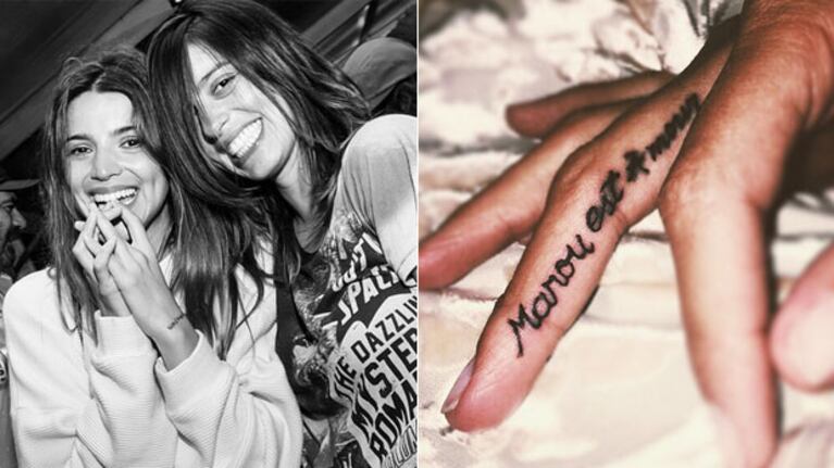 El nuevo y significativo tatuaje que Calu Rivero le dedicó a su hermana: "Marou est amour" (Foto: Instagram)