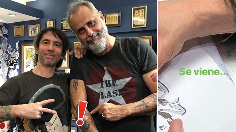El original tatuaje feminista de Jorge Rial con Eva Perón: Ella: bien guarra, libre, revolucionaria