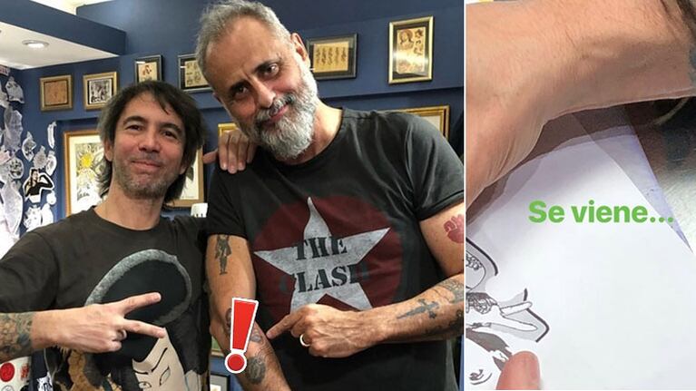 El original tatuaje feminista de Jorge Rial con Eva Perón: Ella: bien guarra, libre, revolucionaria