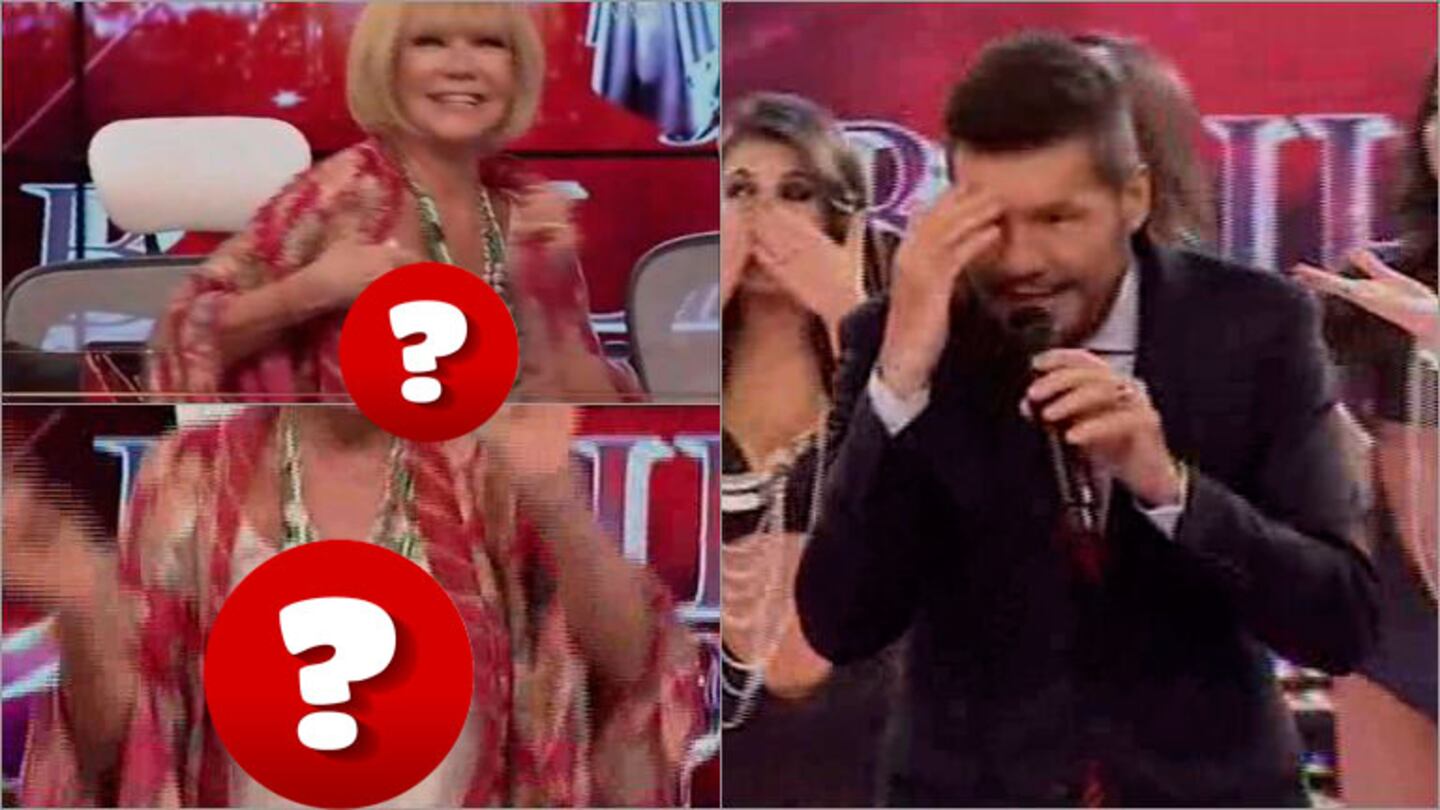 El osado look sin corpiño de Soledad Silveyra en ShowMatch. Foto: Captura