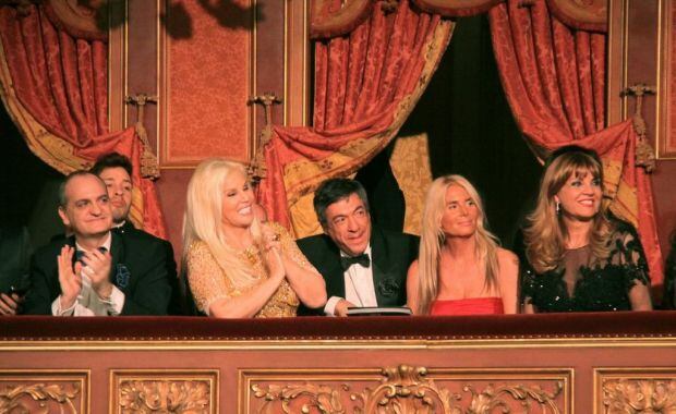El palco de Susana Giménez, uno de los más observados (Foto: Telefe). 