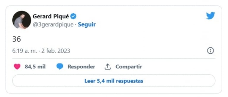 El palito de Gerard Piqué contra Shakira en el día de su cumpleaños