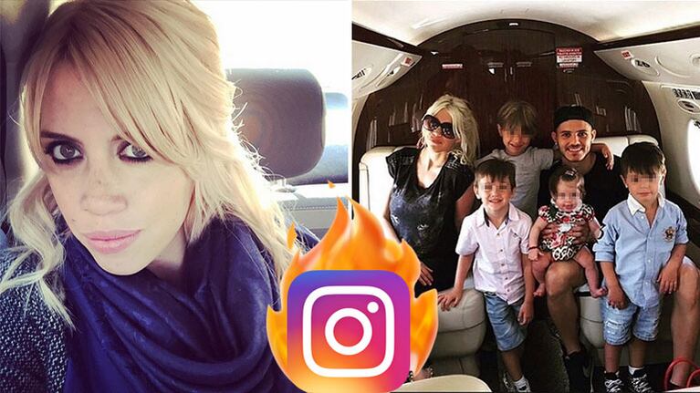 El palito de Wanda Nara contra los que hieren a su familia. (Foto: Instagram)