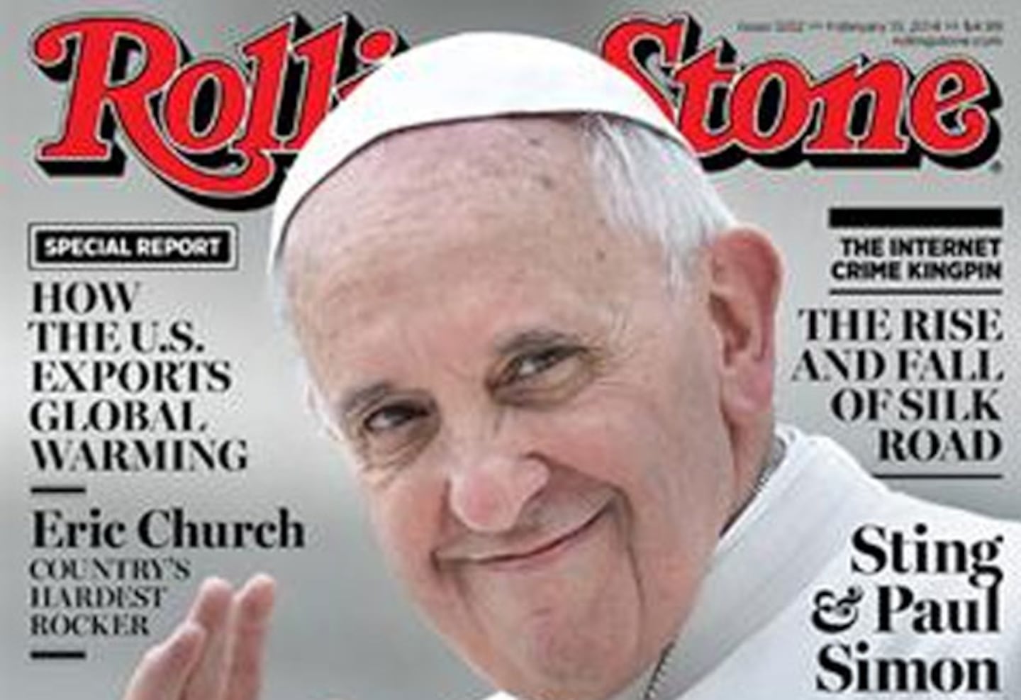 El papa Francisco ilustra la portada de la revista Rolling Stone. (Foto: Revista Rolling Stone)