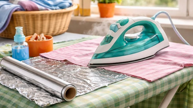 El papel alumnio tiene propiedas térmicas para retener el calor. Foto: IA