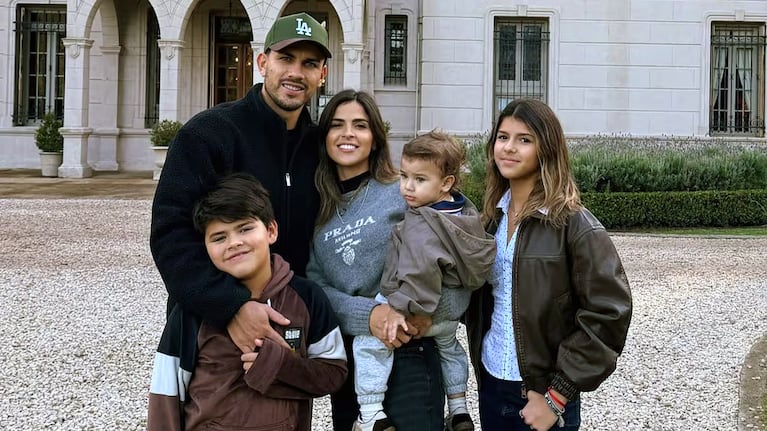 El particular detalle de la hija de Leandro Paredes que se robó todas las miradas. Crédito Instagram | leoparedes20