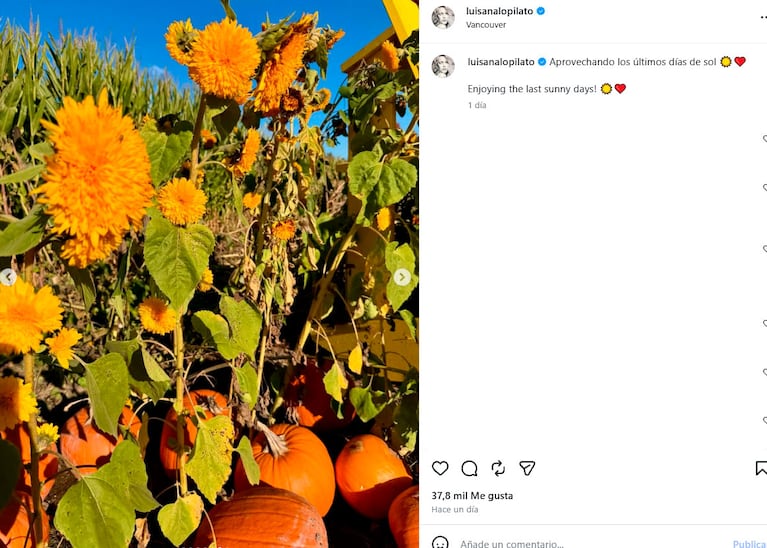 El particular paseo de Luisana Lopilato y Michael Bublé en Canadá: qué es un “pumpkin patch”
