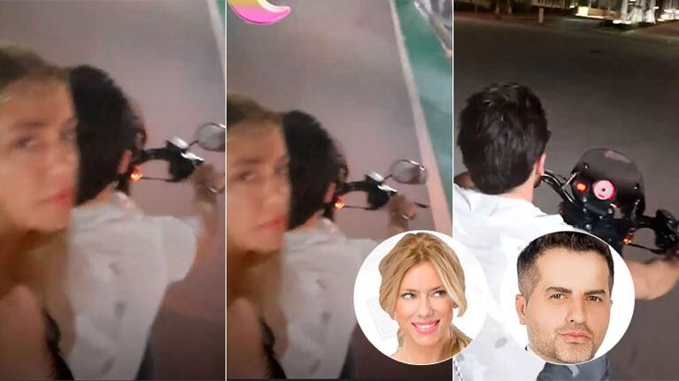 El paseo en moto de Nicole Neumann con su nuevo novio en Miami y el consejo vial de Ángel de Brito
