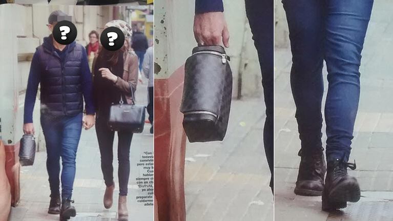 El Pelado López y sus dos llamativos ítems fashion: pantalón extra achupinado y ¡cartera!