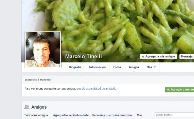 El perfil de Facebook de Marcelo Tinelli. (Foto: Facebook)