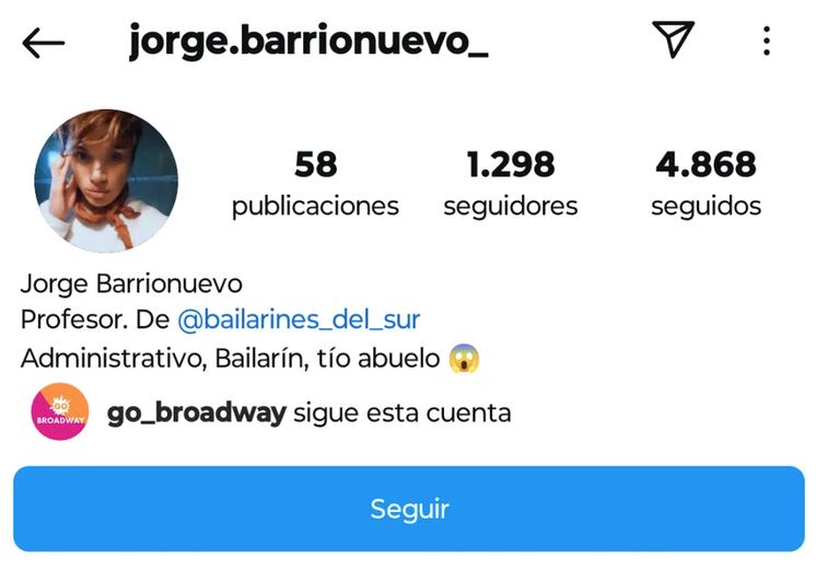 El peril de Luciana Martínez en Instagram.