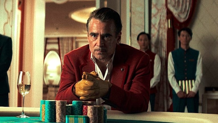 El personaje de Colin Farrell en un casino de Macao.