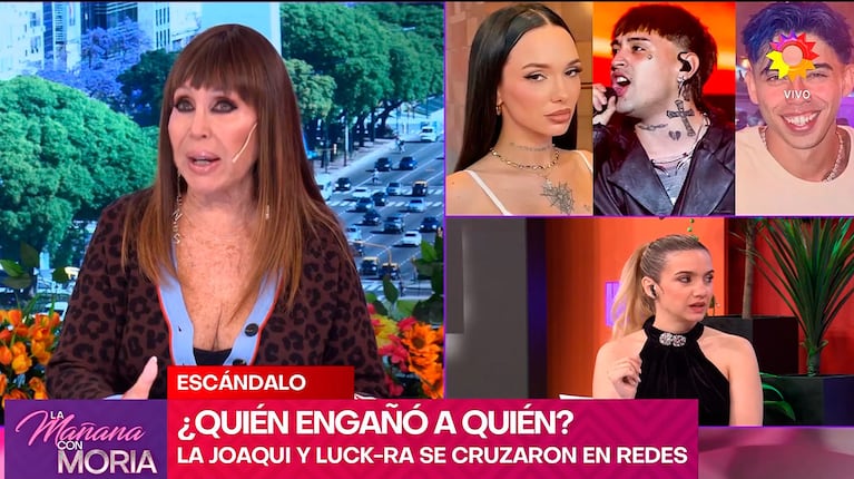El picante consejo de Moria Casán a La Joaqui, Luck Ra y Tiago PZK