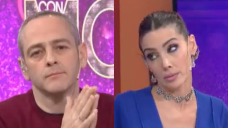 El picante cruce de Amalia Guiñazú con sus compañeros de programa (Captura: eltrece)