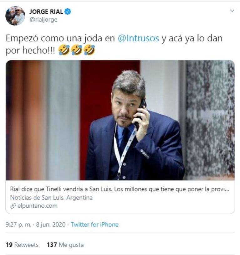El picante motivo por el que Jorge Rial abandonó Intrusos pocos minutos antes de salir al aire