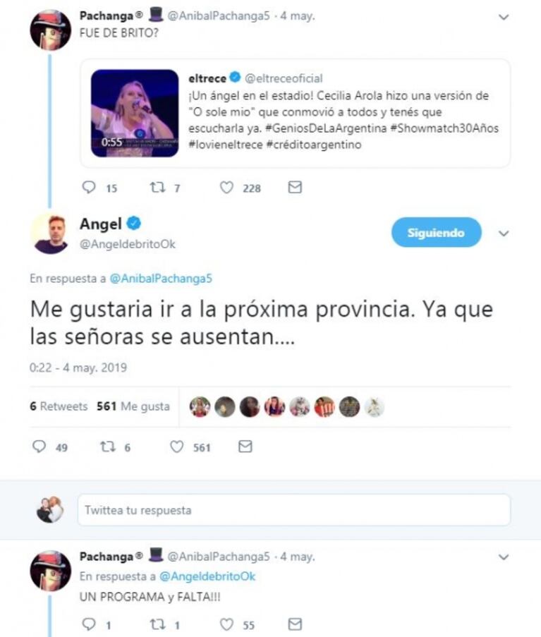 El picante palito de Ángel de Brito para Valeria Lynch por su "faltazo" al jurado de ShowMatch