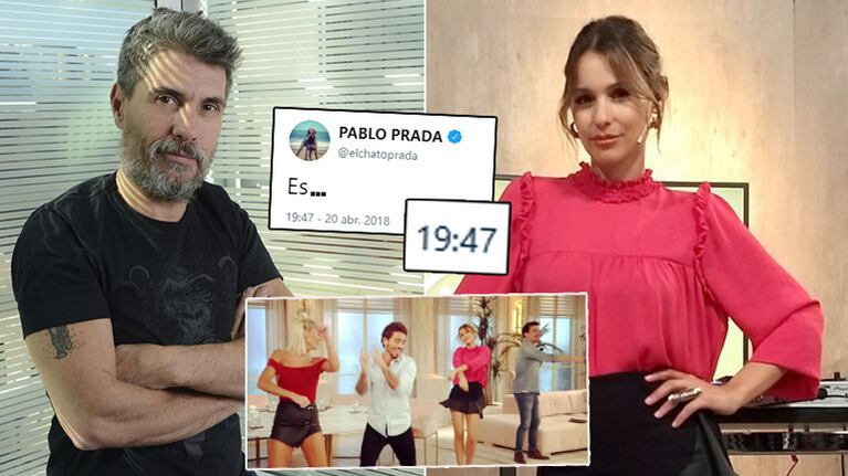 El picante palito twittero del Chato Prada ¿para Pampita y su programa?: ¿Es Este es el Show?