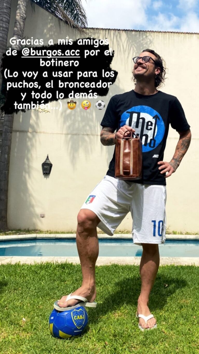 El picante posteo de Daniel Osvaldo para ¿anunciar su retiro?: "El botinero voy a usarlo para los puchos y el bronceador"