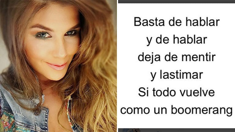 El picante posteo de Loly en Instagram cuando Rial le declaraba su amor a Kämpfer. 